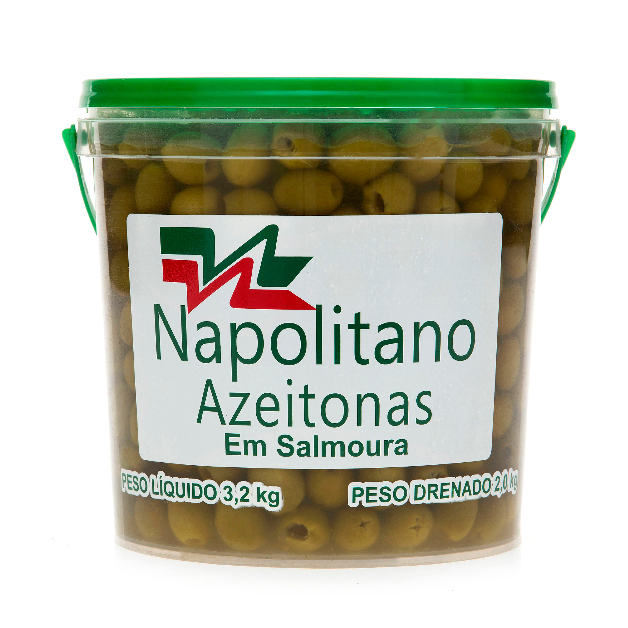 Azeitonas Verdes Manzanilla Sem Caroço